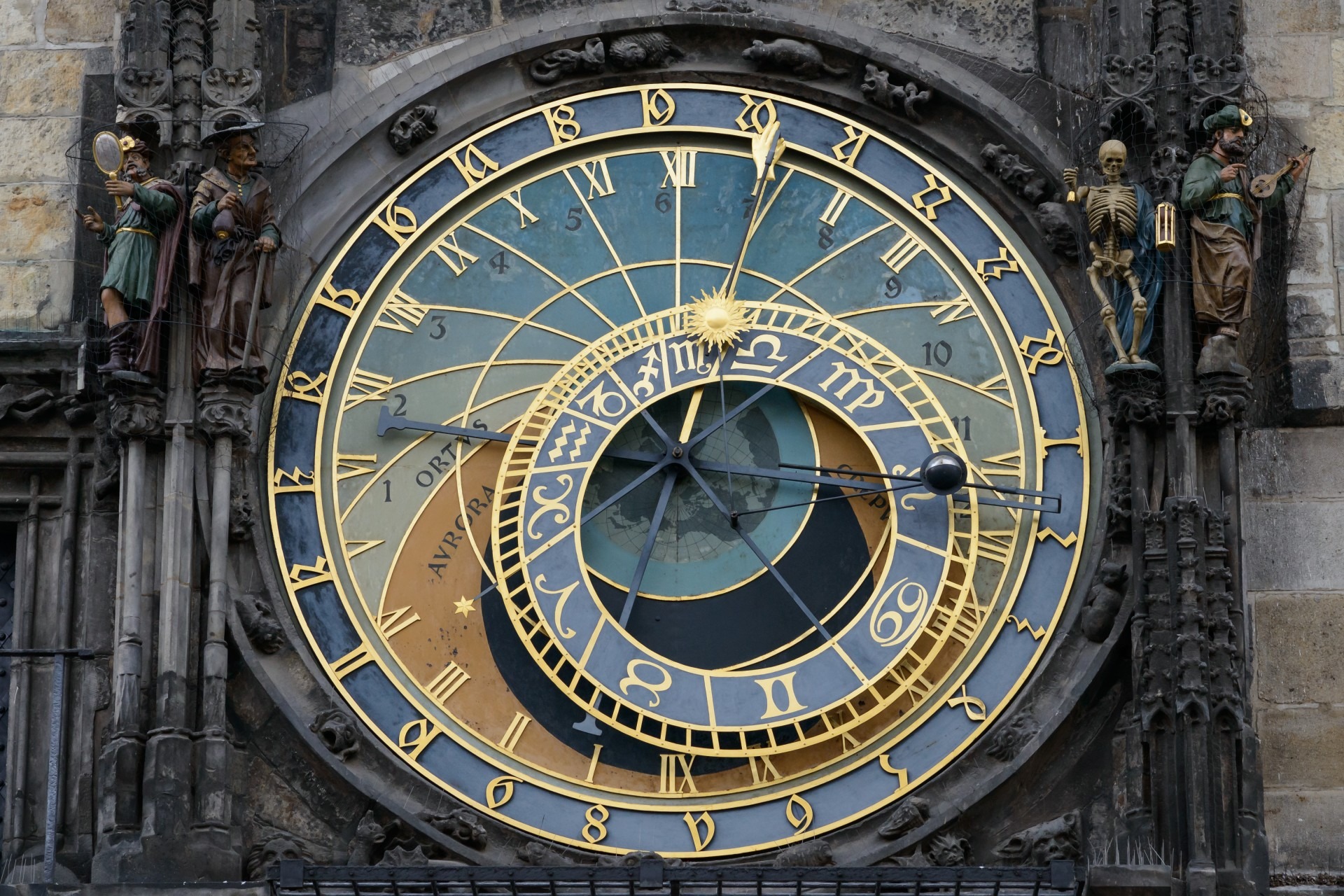 Orloj astronomical dial