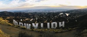 The view from behind the Hollywood Sign