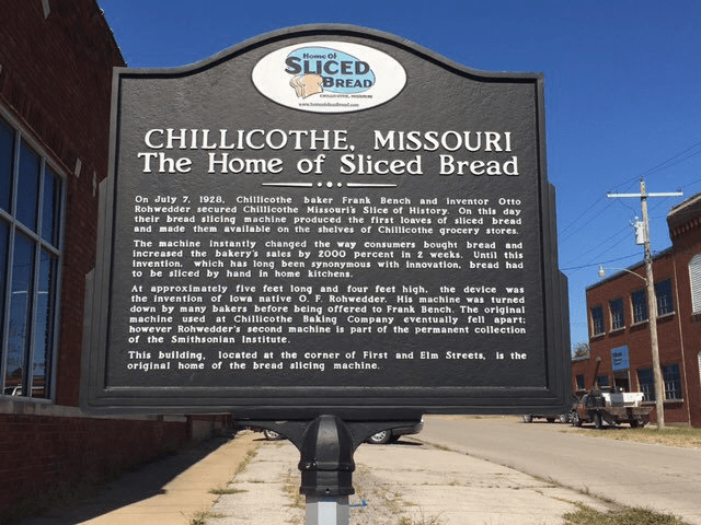 The Plaque of the Home of Sliced Bread
