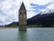 Reschensee with Church Tower