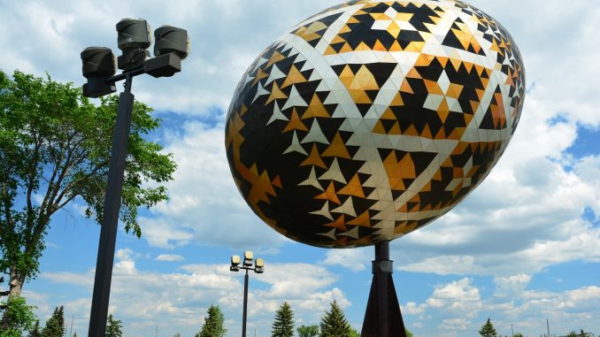 The World's largest Pysanka egg