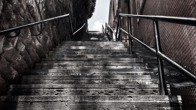 The Exorcist Stairs in Washington DC