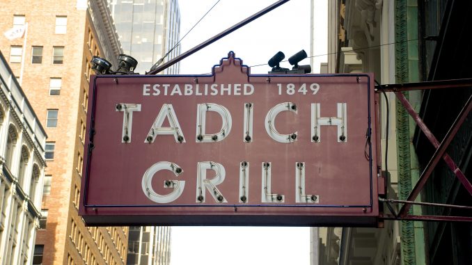 Tadich Grill Sign