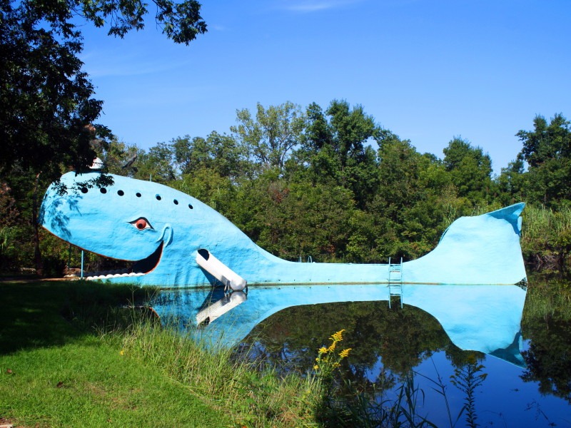 The Blue Whale in Catoosa Oklahoma