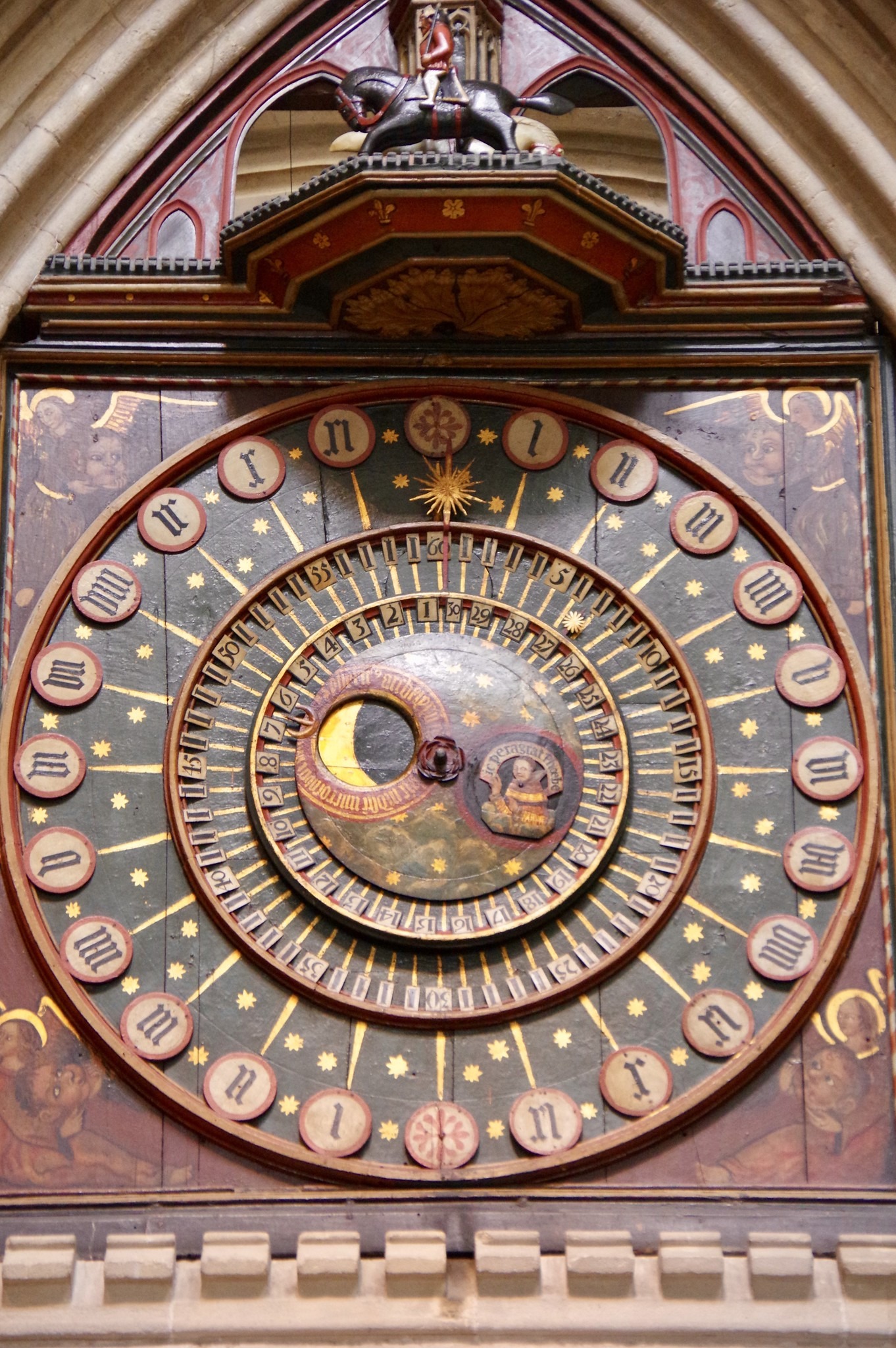 Interior Face of Wells Cathedral Clock