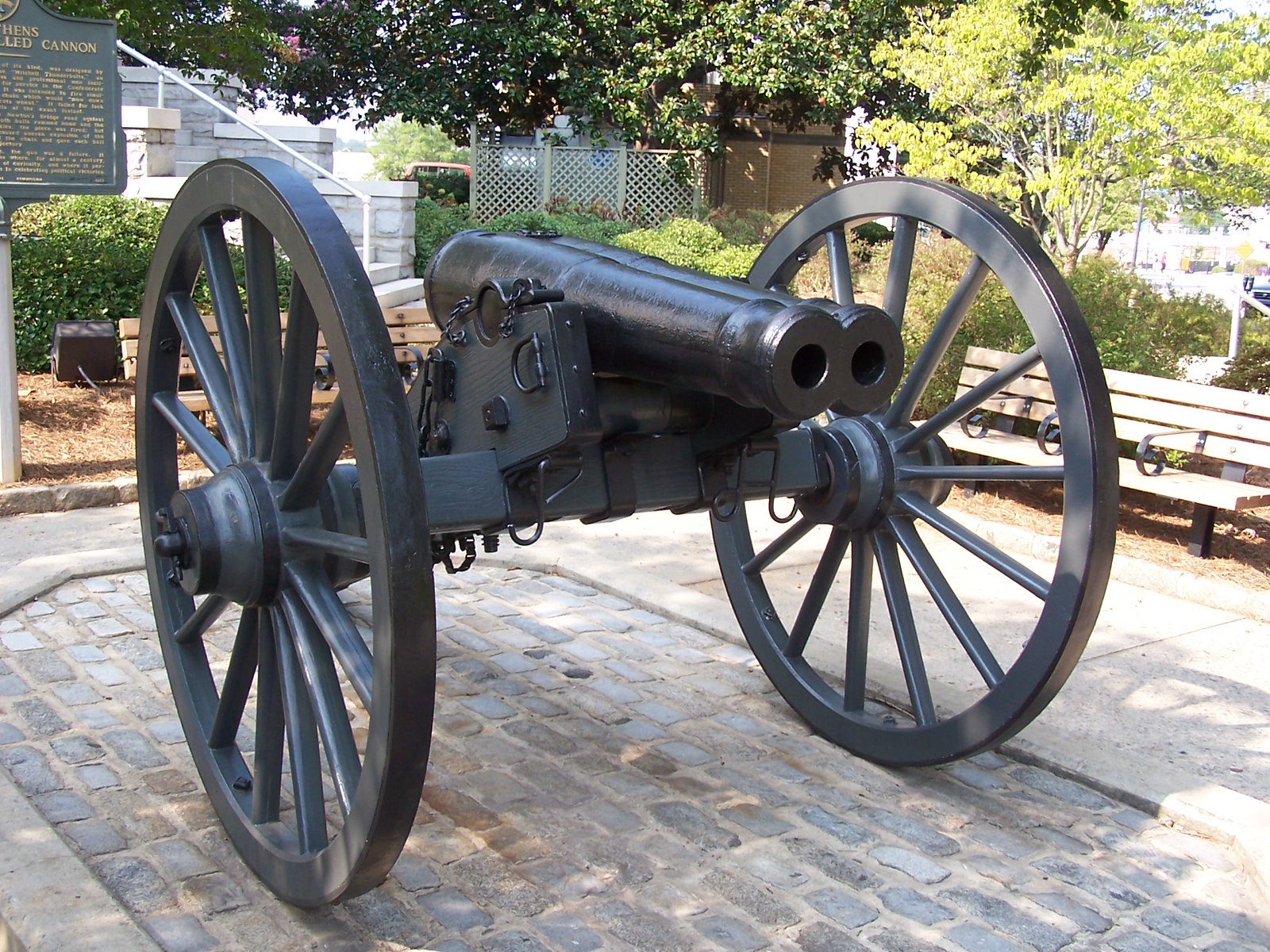 Athens Double Barrelled Cannon