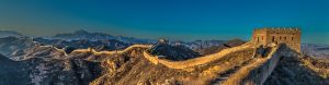 Panorama Great Wall of China