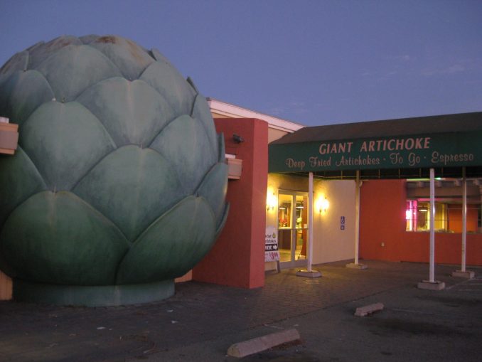 Giant Artichoke in Castroville, California