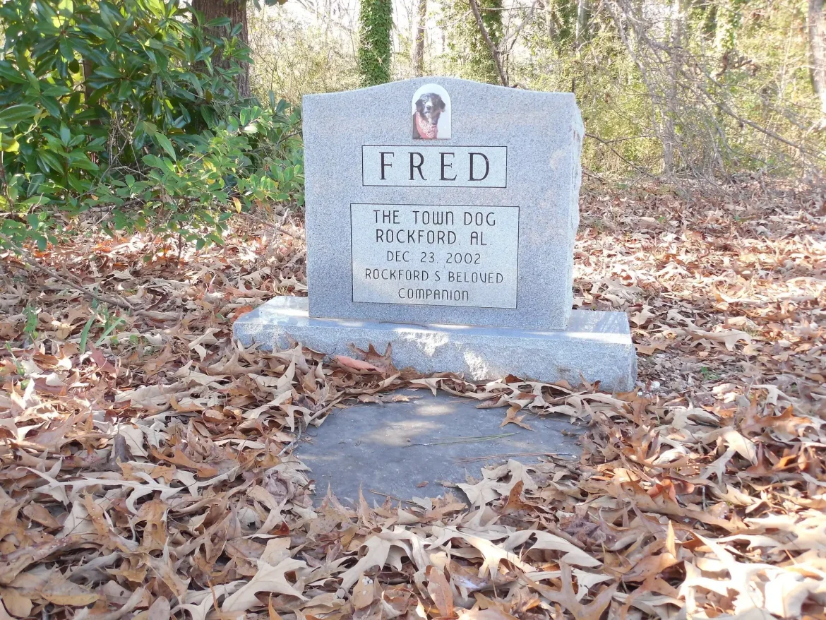 Grave of Fred The Dog (Rockford, Alabama)