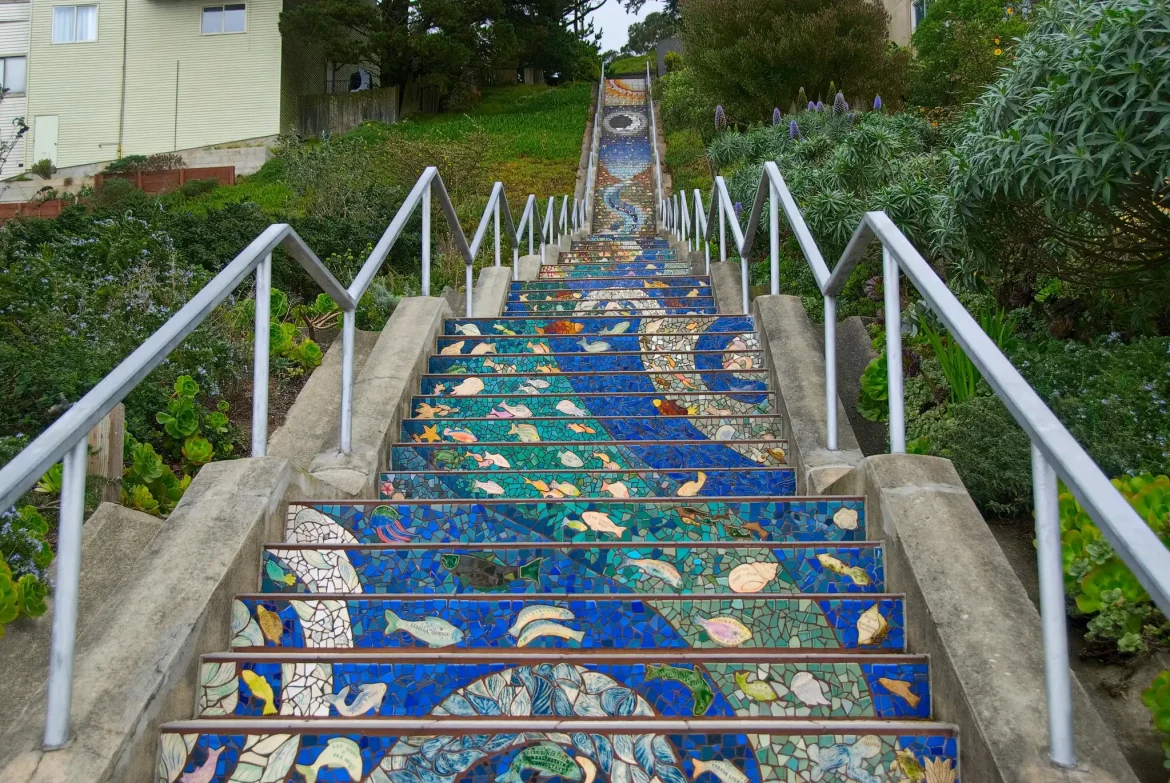 The 16th Avenue Tiled Steps (San Francisco, California)
